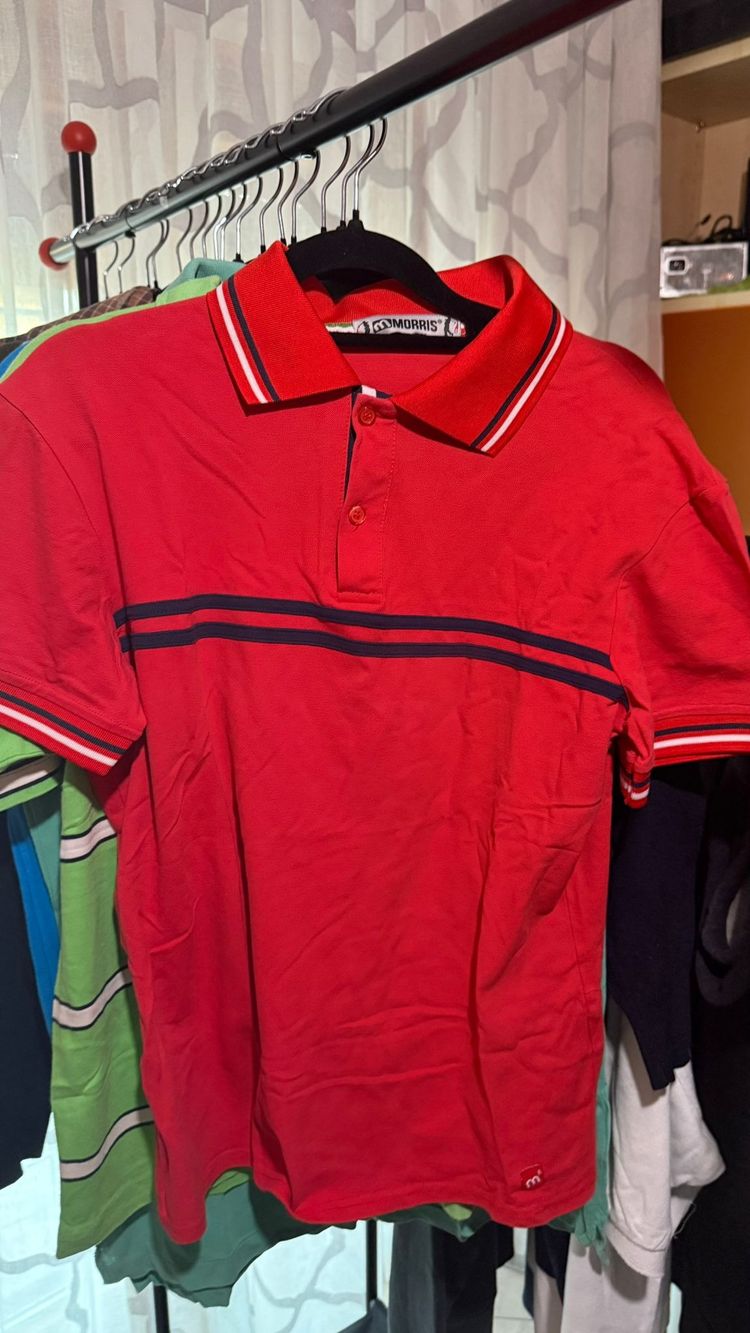 robert lee morris Red Polo Shirt